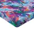 thumbnail image 4 of Ambesonne Wings of Spring Fitted Sheet, Colorful Peony Iris, California King, Aqua Multicolor, 4 of 5