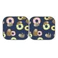 thumbnail image 7 of Balery 2 Piece Sloth with Donuts Car Windshield Sun Shade|Foldable Front Windshield Shade for Car Front Window for Most Sedans SUV Truck-Medium, 7 of 7