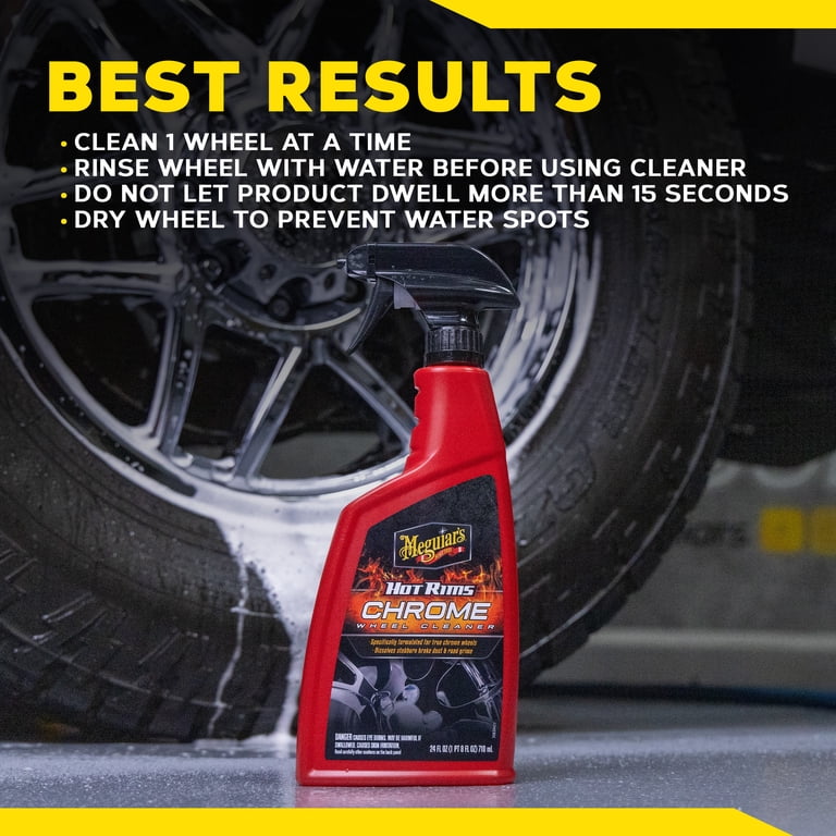 Meguiar's Hot Rims Chrome Wheel Cleaner, 24 oz photo 8