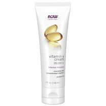 NOW Solutions, Vitamin E Cream 28,000 IU, Intense Moisture, Concentrated Vitamin E, 4-Ounce