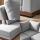 thumbnail image 4 of Sala Esquinera Derecha Easy Living Tous Gris Claro en L tapizada con estructura de madera de pino, 4 of 6
