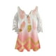 thumbnail image 4 of Elegante mujer casual cremallera cuello impresión blusa encaje manga corta camiseta verano Tops OAVQHLG3B Store  lin121212, 4 of 4