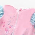 thumbnail image 5 of GYRATEDREAM Toddler Baby Girls One Piece Swimsuit Kids UPF 50+ Long Sleeve Bathing Suit Zipper Beach Rashguard Swimwear for 2-9 Years, 5 of 8