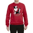 thumbnail image 2 of If It's Not a Border Collie It's Just a Dog Gift | Mens Dog Lover Crewneck Graphic Sweatshirt, Red, 3XL, 2 of 3
