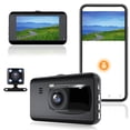 thumbnail image 1 of Auto Parts Qwtwty 3-inch Dash Cam with WiFi 1296P FHD Car Driving Recorder Front And RearTwo Lens Car Cameras Infrared Night Vision/G Sensor/Loop Recording/ Parking Monitoring on Clearance, 1 of 9