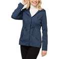 thumbnail image 4 of ORUYROP Women's Lightweight Front Zipper Solid Utility Anorak Hoodie Vest/Jacket, 4 of 7