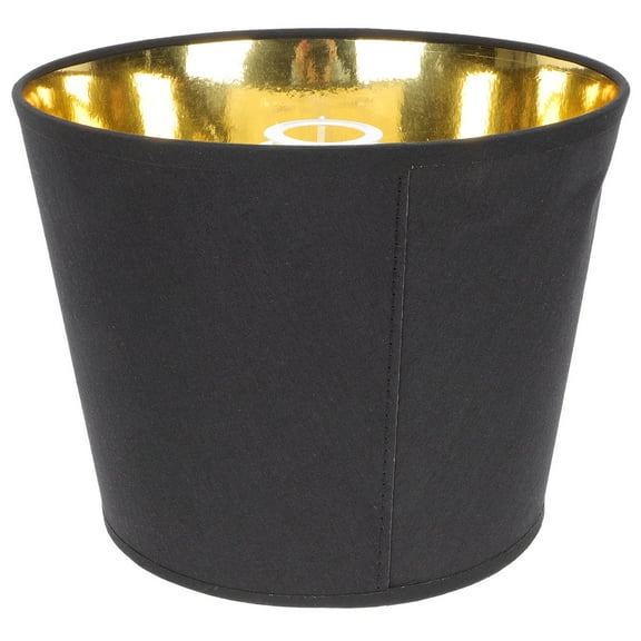 PBPBOX Cylinder Lamp Shade Drum Shape Fabric Black 1Set 8.3X8.3In