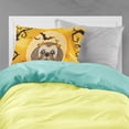 thumbnail image 2 of Carolines Treasures BB1807PILLOWCASE Halloween Chocolate Brown Shih Tzu Fabric Standard Pillowcase Standard multicolor, 2 of 2