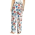 thumbnail image 3 of Ice Hockey Women'S Pajama Pants Drawstring Pj Bottoms Pants With Pockets Medium, 3 of 5