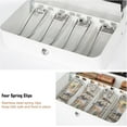 thumbnail image 4 of Cash Box with Money Tray and Lock Money Box for Cash Metal Locking Cash Box .x .x .&#, 4 of 7