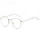 thumbnail image 5 of Gafas planas artísticas anti-luz azul con montura de metal para miopía, montura de bola abierta, gafas anti-luz azul ovaladas, 5 of 5