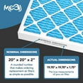 thumbnail image 2 of 20x20x2 Air Filter (4-PACK) | MERV 11 | MOAJ Premium Allergen Defense | BASED IN USA | Pleated Replacement Air Filters for AC & Furnace Applications | Actual Dimensions: 19.70" x 19.70" x 1.75" (in.), 2 of 7
