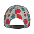 thumbnail image 6 of Balery Baseball Cap Adjustable Size for Running Workouts and Outdoor Activities All Seasons Dad Hat(Tomato), 6 of 9