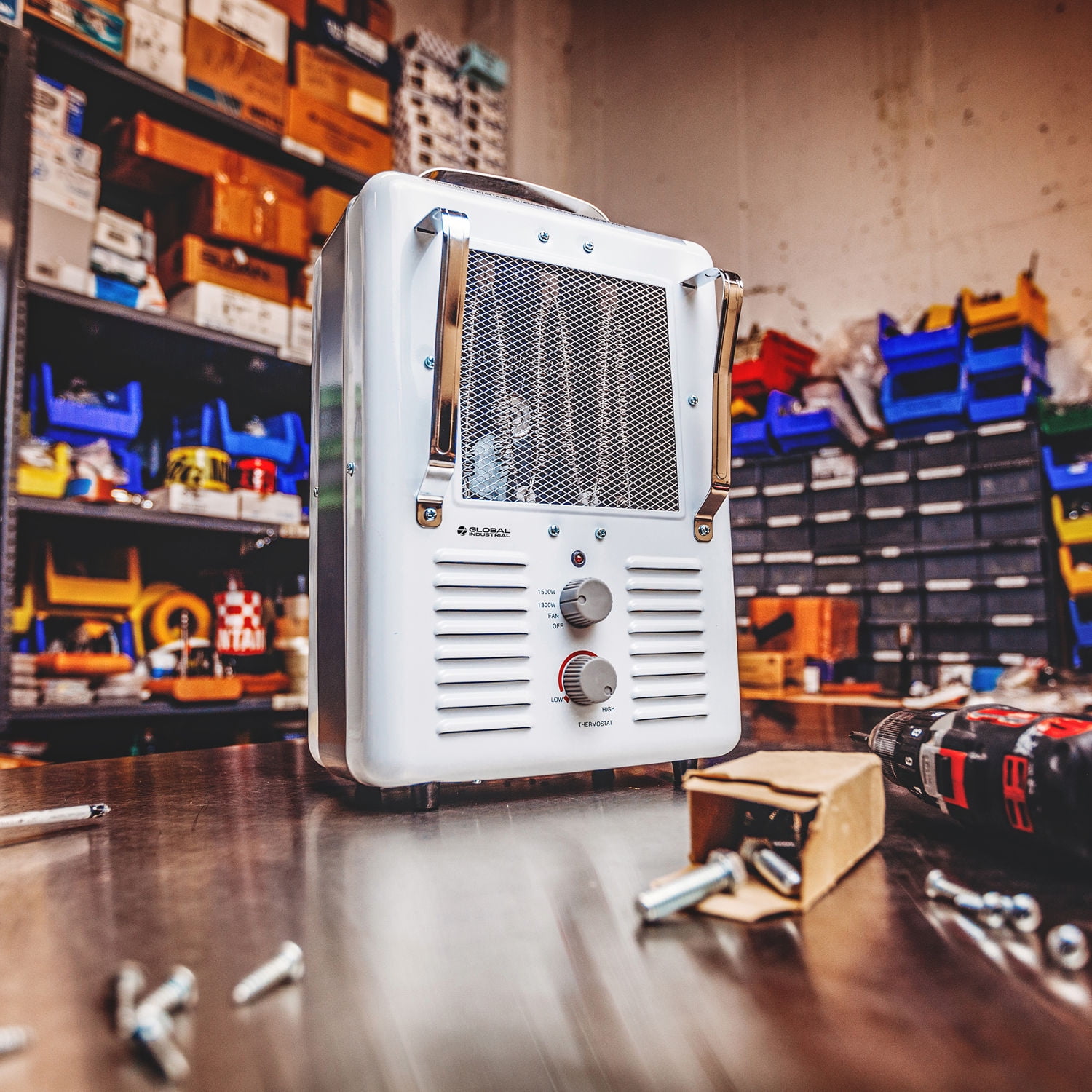 Comfort Zone 1500-Watt Milkhouse Utility Electric Portable Heater