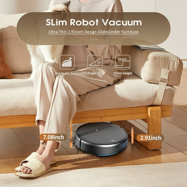 ROBOEVO Robot Vacuum Cleaner G20 Vacuum and Mop Combo for Pet Hair