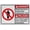 Warning Sign 3, variant on Industrial ANSI Horizontal Employee Wash Hands Sign - 8"x12" Weatherproof, UV Resistant for Indoor/Outdoor Workplace (All employees wash hands before opening)