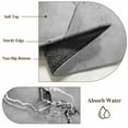 thumbnail image 6 of Gray Abstract 8FT Round Area Rugs for Living Room Silver Marble Ripples Clouds Luxury Fluid Art Ultra-Thin Non-Slip Round Rugs Machine Washable Low Pile Circle Carpet for Bedroom Kitchen Nursery, 6 of 9