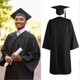 thumbnail image 4 of 3Pcs/Set University Graduates Uniform Cosplay Student Japanese School Graduation Gown Hat Tassel Pendant Set Bachelor Robe Hat, 4 of 4