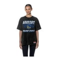 thumbnail image 4 of Women's New Era  Black Golden State Warriors Throwback Mineral Wash Oversized T-Shirt, 4 of 5