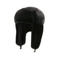 thumbnail image 2 of keepw Ski Hat Durability And Exquisite Craft Winter Outdoor Adventures Comfortable Thicken Earflap Caps black 1Set, 2 of 6