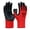 Red, variant on Nitrile Coated Work Gloves Heavy Duty Oil-Resistant and Waterproof Safety Gloves 1 Pair Red and Black for Construction Site and Outdoor Work