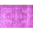 thumbnail image 1 of Ahgly Company Indoor Rectangle Persian Purple Traditional Area Rugs, 4' x 6', 1 of 4