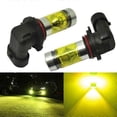 thumbnail image 1 of New 2x 9005 H10 9145 3000K Yellow 100W LED Headlight Bulbs Kit Fog Light, 1 of 5