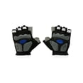 thumbnail image 4 of GEARONIC TM Ciclismo Hombres Mujeres Bicicleta de montaña Medio dedo Almohadilla de gel Antideslizante Absorbe los golpes Transpirable Ciclismo Ciclismo Guantes deportivos al aire libre - Negro M Inevent SH1106-124, 4 of 5