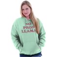 thumbnail image 3 of No Problama Llama Alpaca Cute Funny Hoodie Sweatshirt Women Men Brisco Brands X, 3 of 6