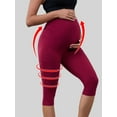 thumbnail image 3 of Beaisland Women's Maternity Capri Leggings over The Belly Pregnancy Yoga Pants Workout Activewear Leggings 2-Pack, 3 of 6