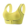 thumbnail image 1 of Gibobby Brasier con Cierre Frontal Ropa interior de talla grande para mujer, chaleco para recibir el pecho, ropa interior sin costuras(Verde,3X-Grande), 1 of 5