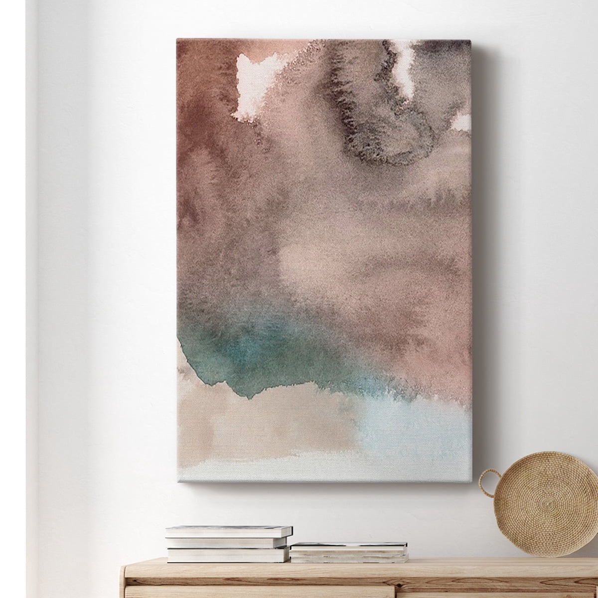 Red Ochre Abstract I Premium Gallery Wrapped Canvas - Ready to Hang