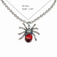 thumbnail image 5 of Milue Vintage Spider Crystal Pendant Necklaces for Women Men Gothic Necklace, 5 of 9