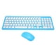 thumbnail image 2 of Combo Teclado y Ratón Inalámbrico Sincero 96 Teclas Azul Alcance 10 m, 2 of 10