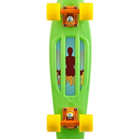 Blue Skull Skateboard - MightySkins Skin Decal Wrap Compatible with Penny Sticker Protective Cover 100's of Color Options