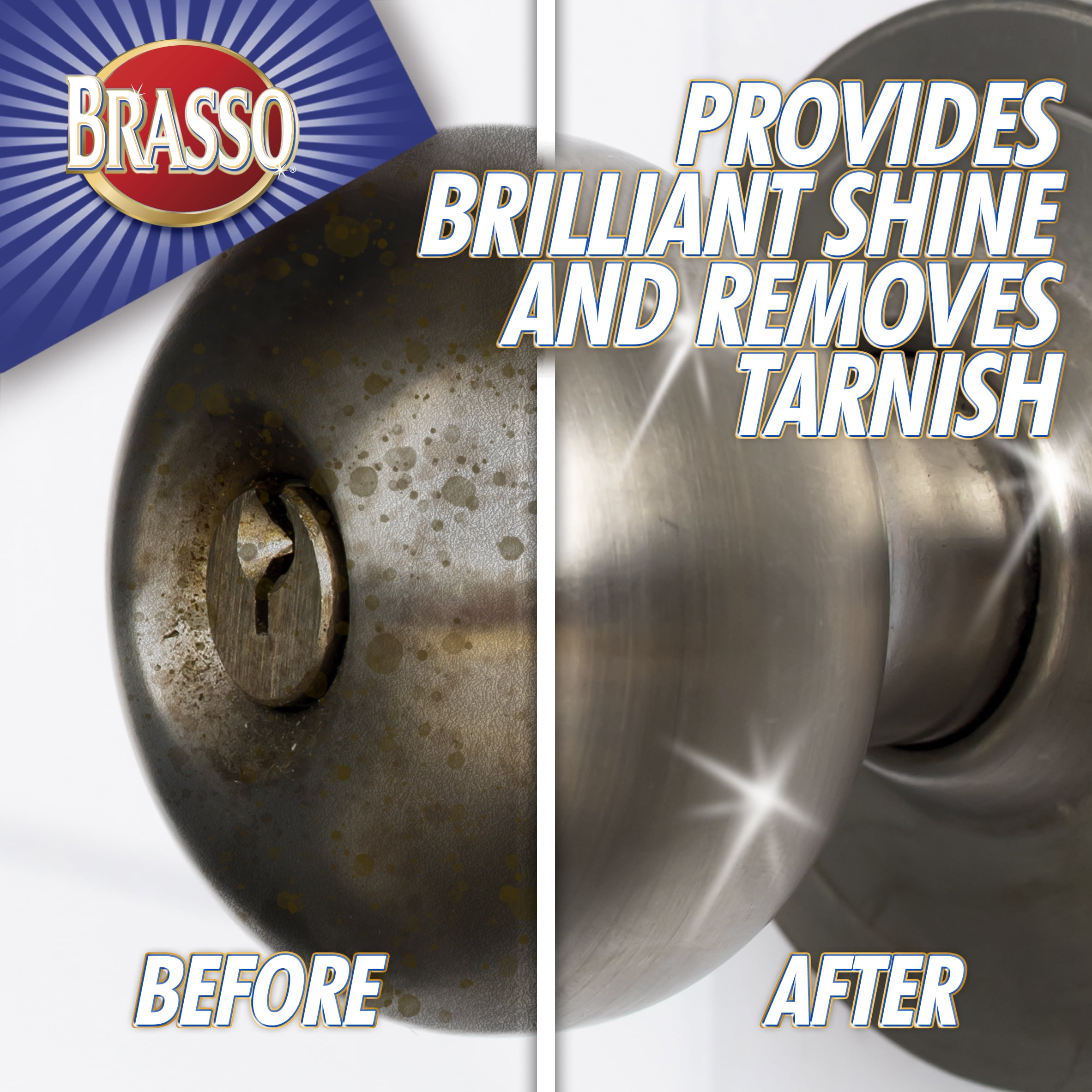 BRASSO Metal Polish Cleaner Creamy Lotion for BRASS Copper Stainless Chrome  Aluminum Pewter Bronze Metals 76523 -  Israel