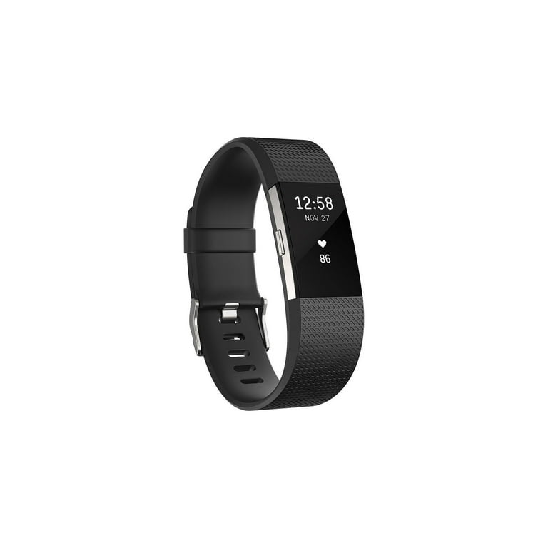 Fitbit Charge 2 Heart Rate + Fitness Wristband, Black, Large (US Version) Fitbit Charge 2 Heart Rate + Fitness Wristband, Black, Large (US Version)