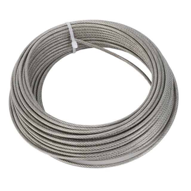 Wire Rope Kit, Easy Installation UV Proof 66ft Length Outdoor Wire Rope Kit Rugged for Garden
