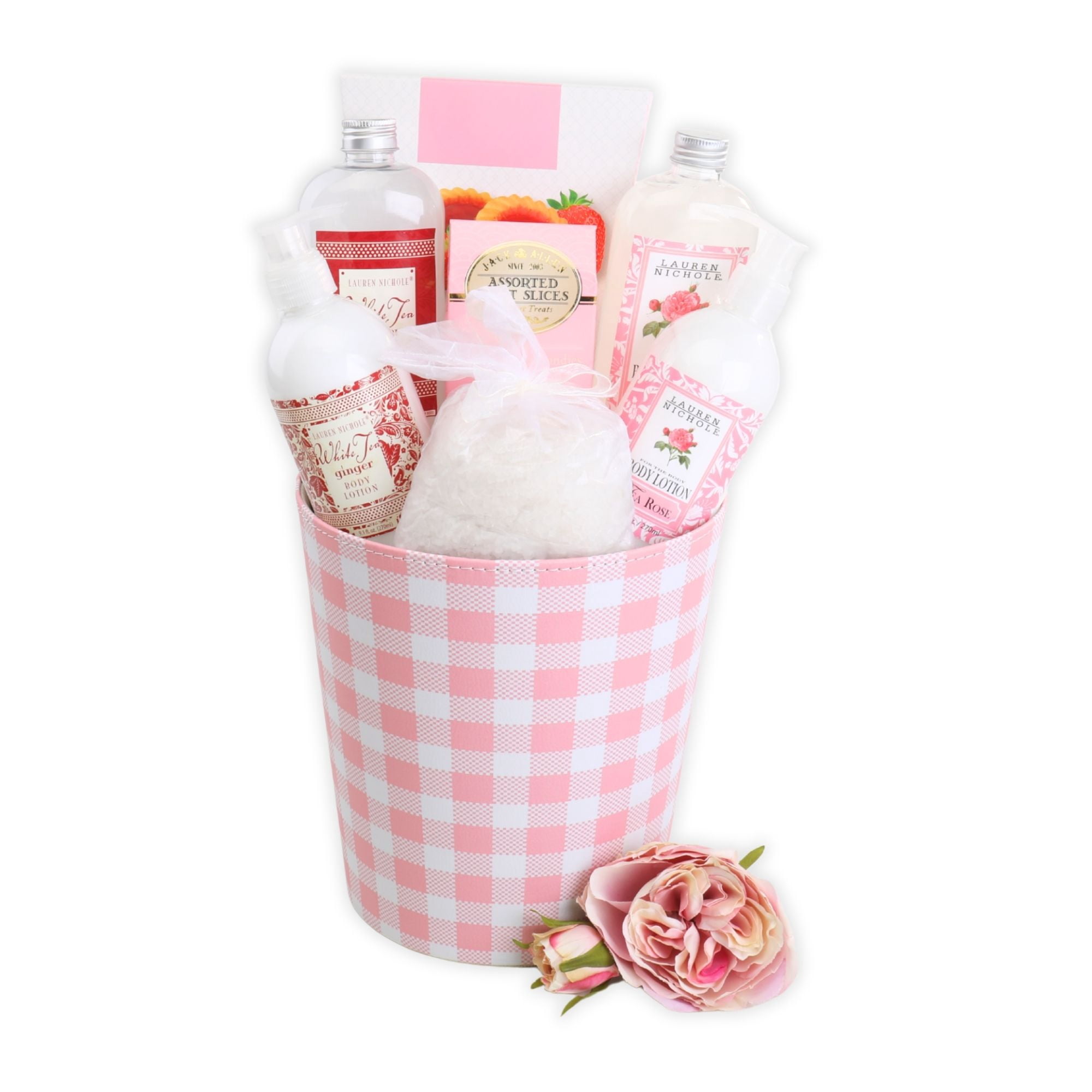Alder Creek Gift Baskets Rose & Spa French Truffles (8 Items)