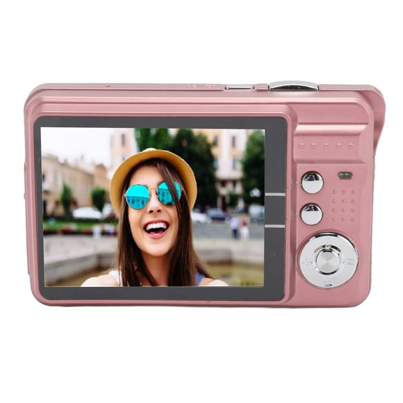 Cámara Digital 4K, Cámaga de Vídeo Con Zoom Digital HD de 48 MP 8x Con Pantalla de 2,7 Pulgadas, Luz de Relleno Incorporada, Cámara de Vlogging de Vije Confoceque
