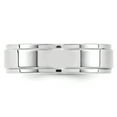 thumbnail image 2 of 10K White Gold 6mm Flat with Step Edge Band Size 14, 2 of 3
