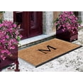 thumbnail image 2 of A1HC First Impression 30 in. x 48 in. Rubber and Coir Molded Double Monogrammed Door Mat, 2 of 9