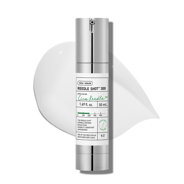 VT COSMETICS CICA Reedle Shot 300, suero de microagujas Advanced Night Exosome, centella asiática, ácido hialurónico, propóleo, piel suave, regeneraci&o
