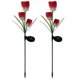 thumbnail image 1 of Solar Outdoor Tulip Flower Lights 2pcs LED Lawn Lamps, 1 of 5