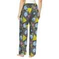 thumbnail image 3 of Xecao Geometric Women's Straight Lounge Pajama Pants: The Epitome of Relaxed Sleepwear, 3 of 9