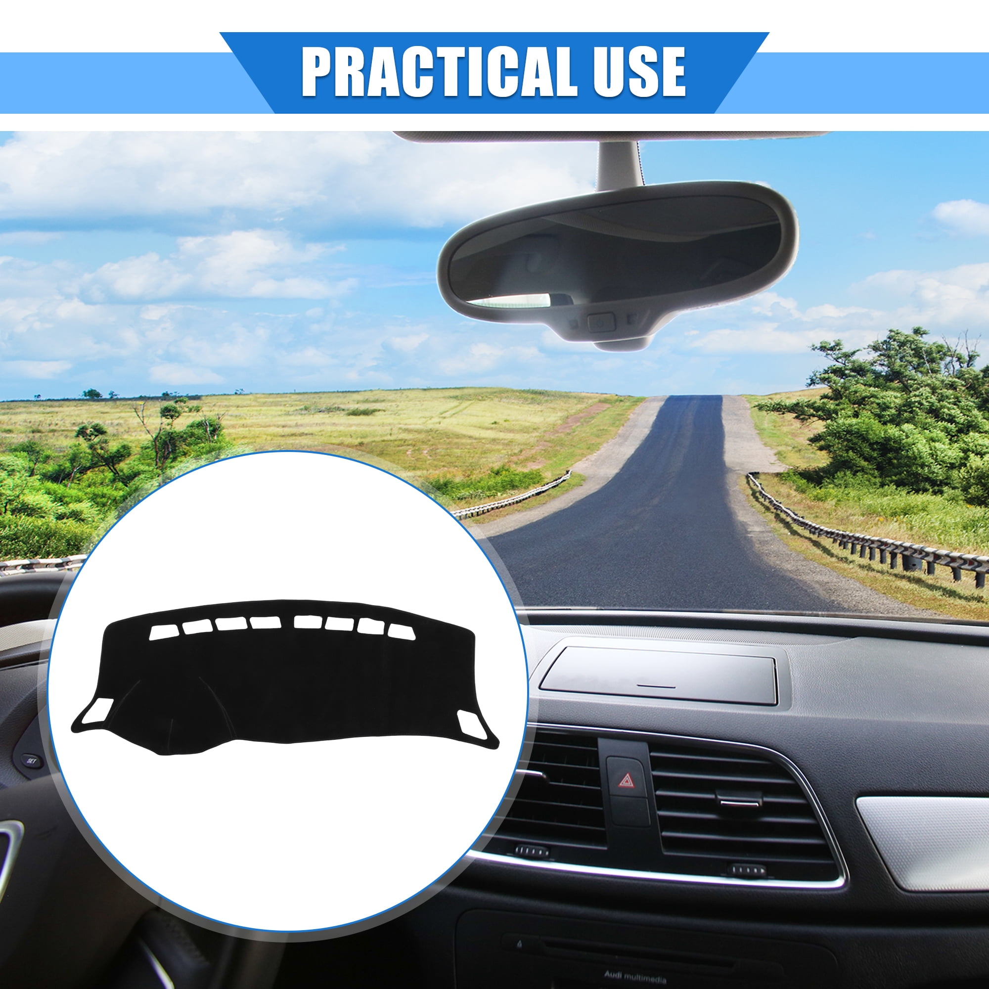 Unique Bargains Car Dashboard Cover for Nissan Sentra 2012-2019 Protective Pad