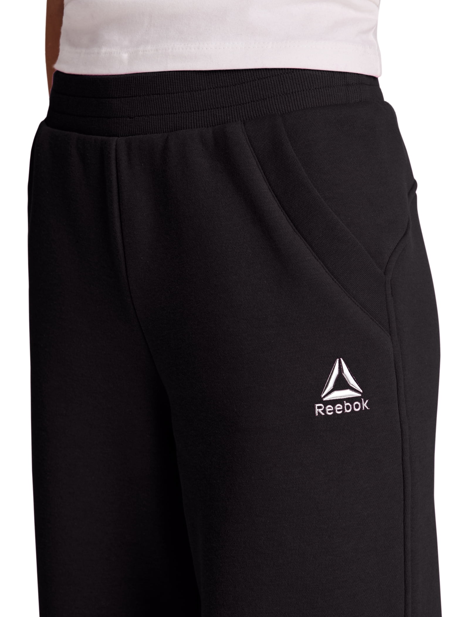 Reebok Girl's Game Day Fleece High Waisted Puddle Pant, Sizes 4-18