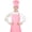 Pink, variant on Chef Apron and Hat set, 2 Pockets Adjustable Cotton Kitchen Cooking Bib Apron, Baker Costume for Men Women