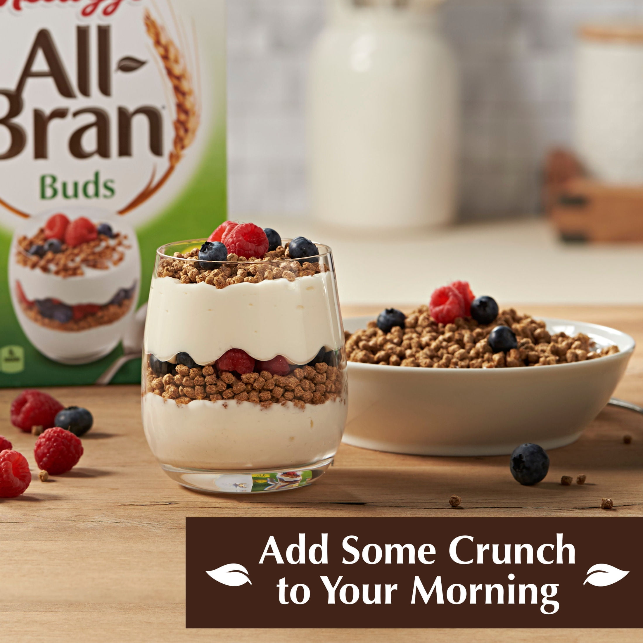 Kellogg's All-Bran Buds Original Breakfast Cereal, High Fiber, 22  oz