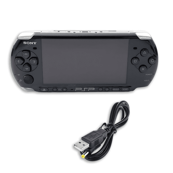 Restored PlayStation Portable PSP 2000 Gaming Console, Final Fantasy Crew, 4.3 inch Screen 1, Black